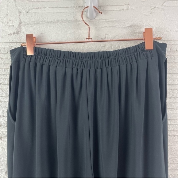 Sun Kim Andrea Pant Gray Travel Packable Trousers Size Medium - Picture 8 of 16